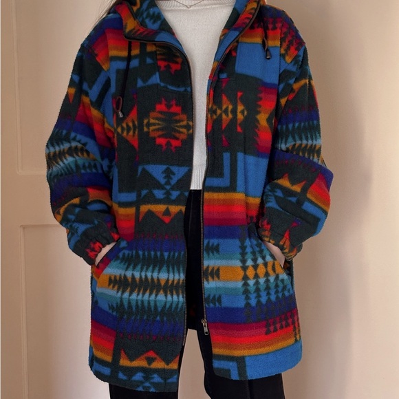 Runaway Bay Multicolor Fleece Jacket - Picture 3 of 5